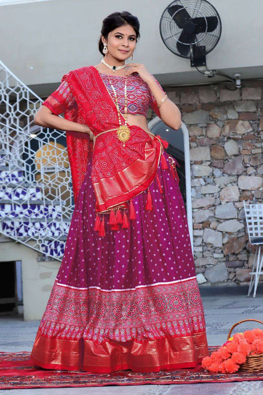 Women's Traditional Bandhani Ghagra Choli with Dupatta ? Navratri & Festive Wear - Image 16